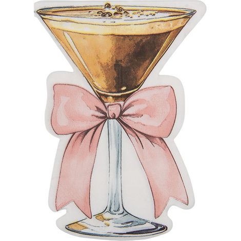Serviettes en Papier Rose Motif Verre à Vin pour Décoration de Table 33 x 33 cm Lot de 20 - PANGIVO