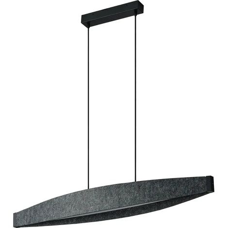 [NEUWERTIG] B-Ware Osram Led Hängelampe Pendelleuchte Lampen Decor Flat Felt Grau Filz 3000 K