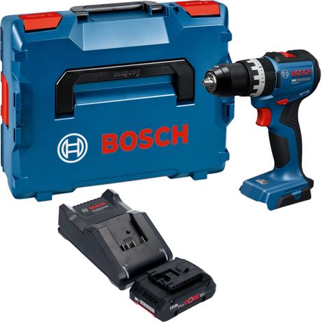 Perceuse-visseuse à percussion sans fil Bosch GSB 18V-52 Professional 18 V 70 Nm sans balais + 1 batterie ProCORE 4,0 Ah + chargeur + L-Boxx (1/5)