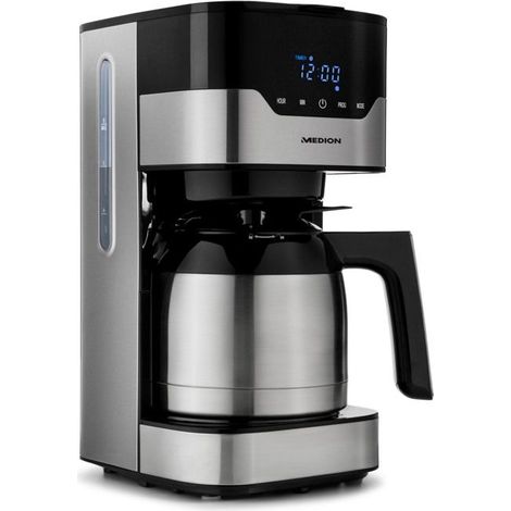 Cafetiere filtre programmable avec carafe - MEDION - MD 18458 - isotherme - 900W - 1,2 L (1/5)