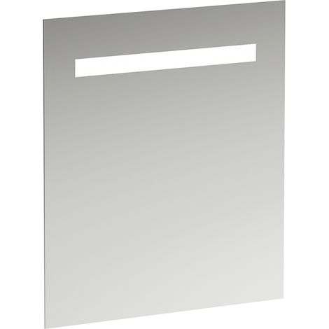 Miroir Run Leelo avec éclairage LED horizontal intégré, cadre en (1/4)