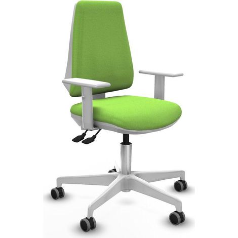 Piqueras y Crespo Elche Silla de oficina blanca confortable (1/3)