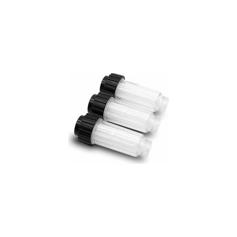 Filtro acqua con elemento filtrante (5.731-050.0) per tutte le idropulitrici Kärcher con attacco acqua da 3/4", compatibile con le idropulitrici 4.730-059.0 – confezione da 3 - Crezuo