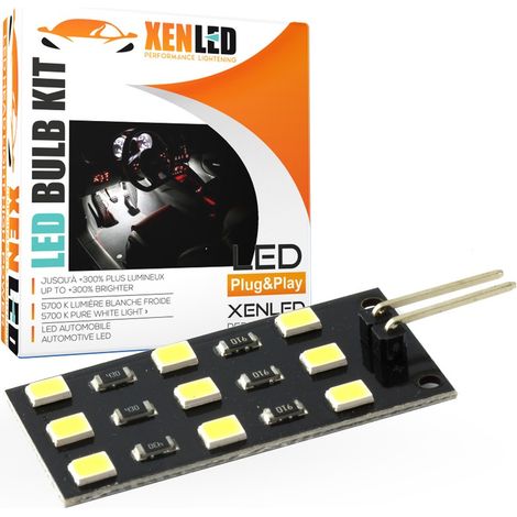 Module de remplacement LED compatible avec VAG Audi VW & SEAT pour modèle 4E0 947 415 A - BLANC Puissant (1/5)