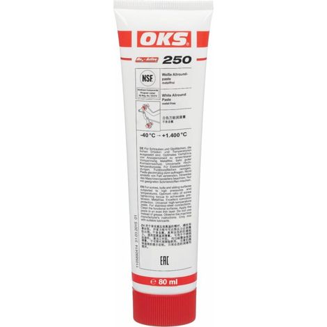 Pasta blanca OKS 250, 80ml (por 10)