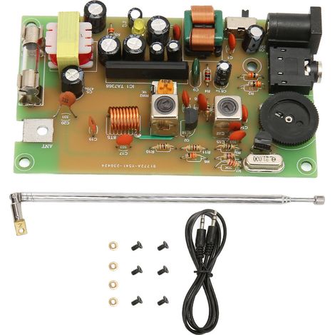 Kit d'amplificateur radio SW basse puissance pour diffusion campus, carte émettrice AM à ondes courtes, amplification sonore DIY. (1/5)