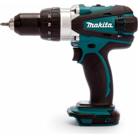Makita – Perceuse visseuse à percussion 18V DHP458F1 – Moteur Brushless – Couple élevé 21 positions – Technologie XPT pour environnements difficiles — vue 2