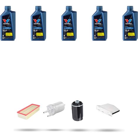 Kit tagliando 4 FILTRI e 5L OLIO compatibile con VW Scirocco III (1K8) 2.0 TFSI 147kw Dal 2008 (1/5)