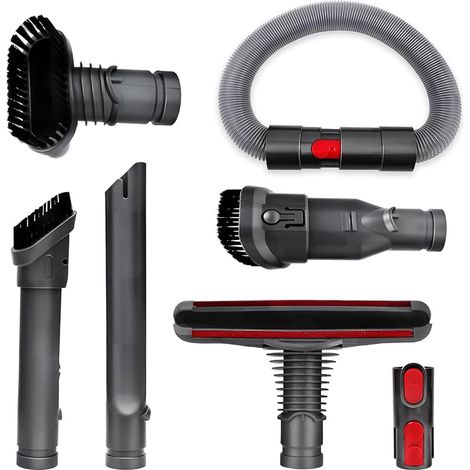 FOREHILL Kit Accessoires pour Dyson V15 V11 V10 V8 V7 Aspirateur, Brosse de Rechange compatible avec Dyson, pour Maison, Bureau, Siges de Voiture (1/5)