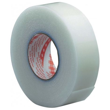 3M – Ruban d'étanchéité acrylique 50,8mm x 16,5m – Adhérence exceptionnelle pour métaux, bois, verre – Résistant aux UV et à l'eau - 4412N