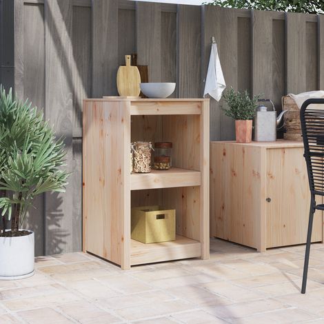 Küchenschrank MEPPEL Braun Eichen-Optik 55 x 55 x 92 cm