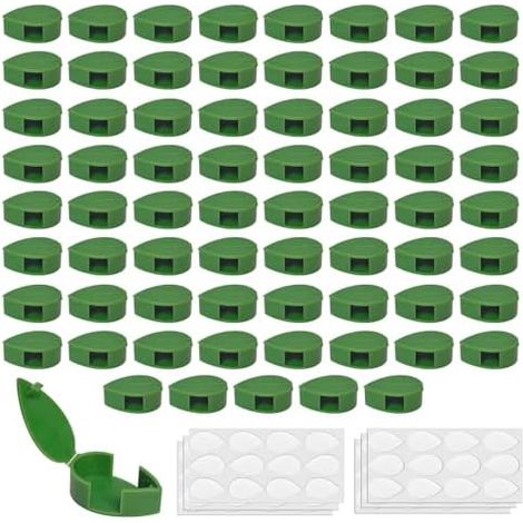 70 Clips de Support pour Plantes Grimpantes, Attache Plante Grimpante, Accroche Murale Verte, Fixation Lierre, Pothos, Philodendron et d'Intérieur - (1/5)
