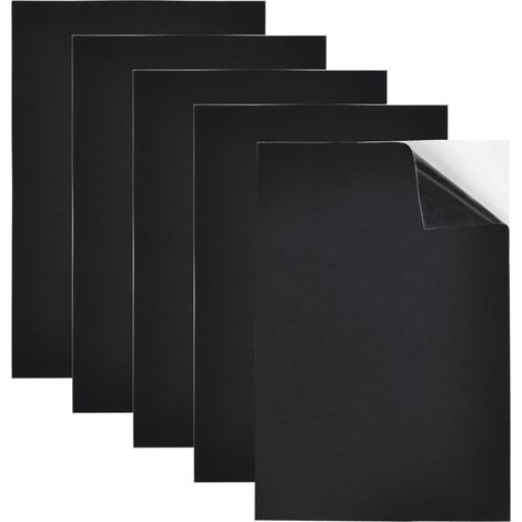 fogli di gommapiuma autoadesivi, fogli di gommapiuma nera, fogli di gommapiuma neoprene per lavori artigianali, antiscivolo per la protezione dei mobili (3002003 mm) (1/5)