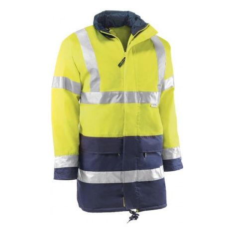 HV741/M PARKA ACOLCHADA 100% POLIESTER OXFORD/PU CON BANDAS REFLECTANTES DE 3M COL - JUBA