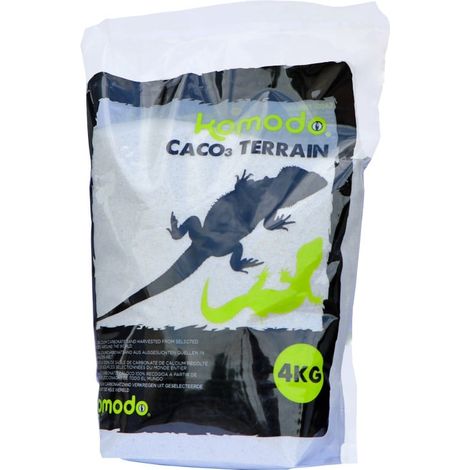 Arena Komodo CaCo3 Blanca - arena comestible para reptiles (1/5)