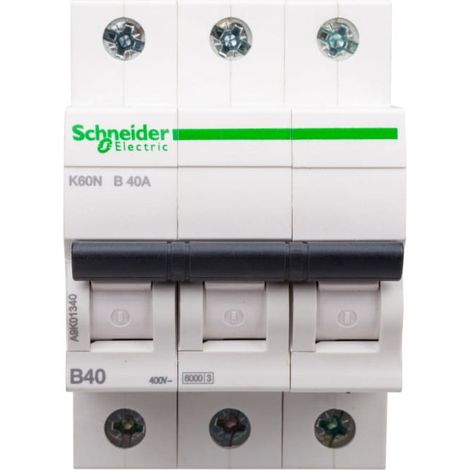 Interruttore automatico 3P B 40A 6kA AC K60N A9K01340