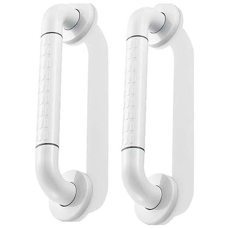 Suction cup shower handle, Stainless steel toilet grab bar with fluorescent lighting, 40 cm (1/5)