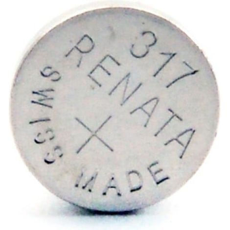 Renata / Swatch Group - Pile bouton oxyde argent 317 RENATA 1.55V 10.5mAh (1/4)
