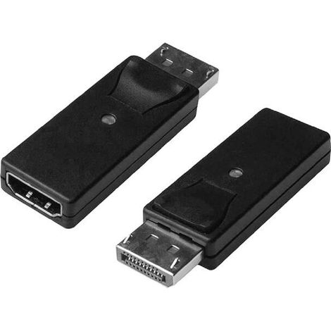 Adaptateur DisplayPort 1.1a male vers HDMI femelle noir