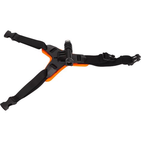 Support de mentonnière pour casque, léger et réglable, absorbant les chocs, pour caméra de mentonnière de moto Hero 6 7 8