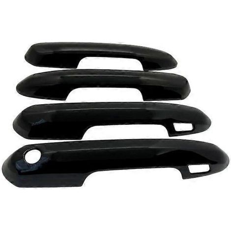 Poignées de porte extérieures noires de luxe pour Toyota Land Cruiser 300 J300 (2022) et Lexus LX J310 (2021-2023) - Accessoires automobiles - 4 poignées, 2 boutons (1/5)