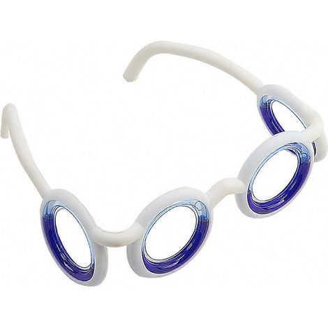 Lunettes de voyage conçues pour réduire les symptômes du mal des transports, des nausées et du mal de mer pendant les voyages (noires). (1/3)
