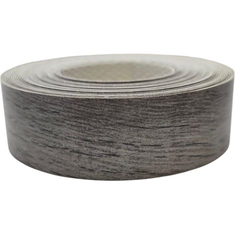 1x Bande de Chant Thermocollant 21mm x 5m Epaisseur 0,50mm Mélaminé Facile à Appliquer Bricolage Étagère Meuble Panneau Bois Durable, Noyer Barcelone (1/3)