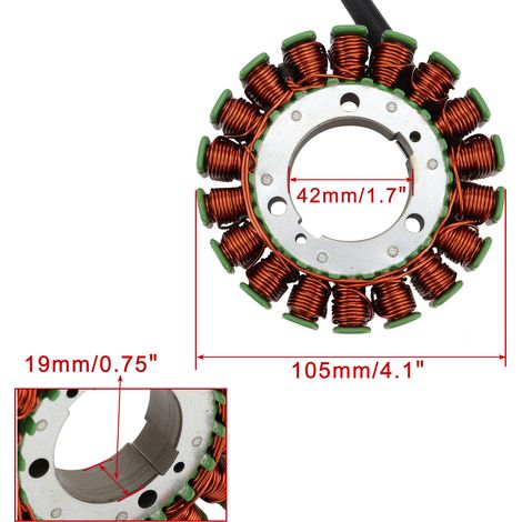 Papierpad-Satz für Zündspulenstator für FZ6, FZ6R, XJ6 (2009-2017) 20S-81410-00-00 (1/4)