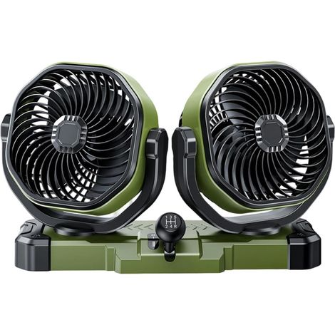 Ventilateurs Voiture Soufflant de l'Air Froid Double Tête 2 (1/5)