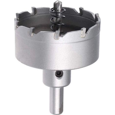 Scie Cloche Carbure Trépan Scie à Trou 60mm Diamètre de Coupe pour 0.5mm-3mm Acier Inox 5mm Métal Feuille (1/4)