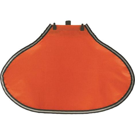 ABUS Hi-Viz Orange Neck Guard - UV Protection for Outdoor Work