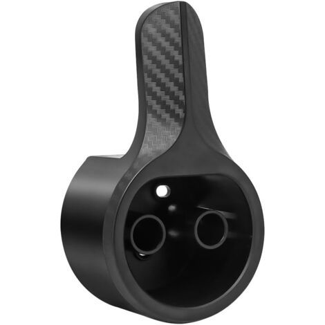 QORVA-EV Support de Chargeur Véhicule Electrique Type 2 Durable ABS Auto Organisateur de Câble de Charge Type 2 Mural - Noir (1/5)