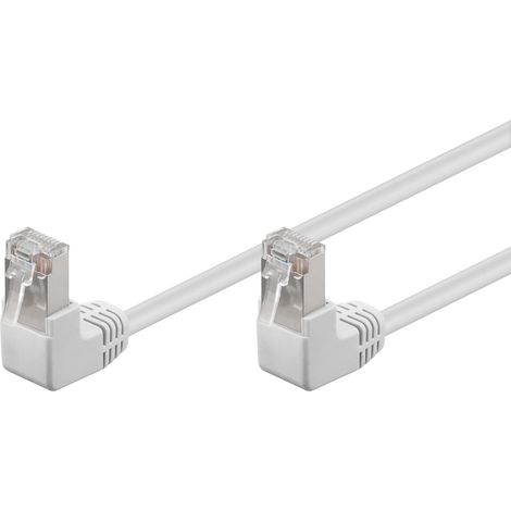 Goobay 96060 cable de red Blanco 0,25 m Cat5e F/UTP (FTP)