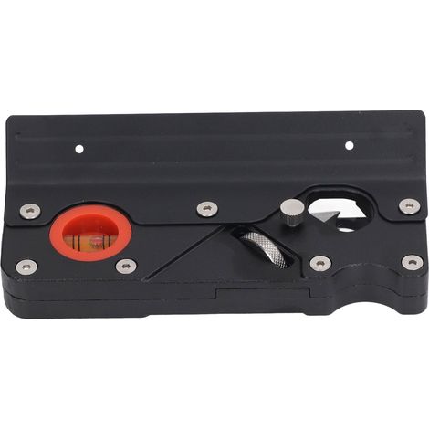 Rabot à ébarber, rabot à chanfreiner avec accessoires à angle fixe, outil de chanfreinage pour le travail du bois, rabot à main pour enlever les bords et les coins, rabot à biseau à 45 degrés, noir. (1/5)