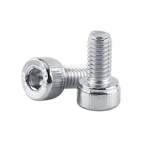 M4 Kit de Assortiment Vis Boulon Tête Cylindrique Six Pans Creux Entièrement Filetée en Acier Inoxydable 304(M410mm50pcs). (1/5)