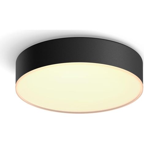 Philips Hue Enrave Small Nero Lampada da Soffitto LED Dimmerabile
