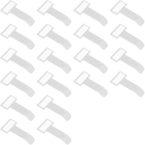 Support Carte Handicapé Pare Brise, 20 Pièces Porte Carte Handicapé Pare Brise, Support Carte VTC, Porte Caducee Voiture, Clip de Ticket de Pare-Brise, Clip Ticket adhésif pour Pare-Brise de Voiture (1/5)