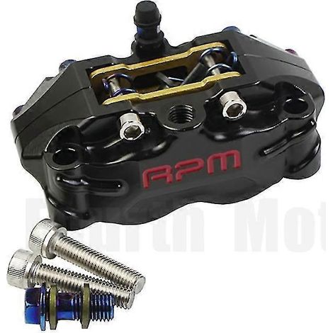 Étrier de frein RPM pour moto, disque de 82 mm, compatible avec scooters Yamaha Aerox, Jog, BWS, NMAX, XMAX, RSZ, Wisp Force, Dirt Pit Bike, Grom et Dio - Noir