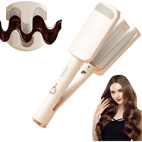 Fer à Onduler 32mm - Température Réglable 160-220°C - Pour Cheveux Longs Et Courts - 1 Pièce (1/5)