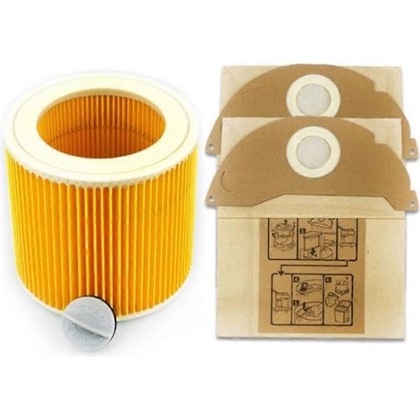 Sac à poussière de rechange pour aspirateur Karcher WD2250 A2004 A2054 MV2 MV3 WD3 - Pièces et accessoires (1/5)