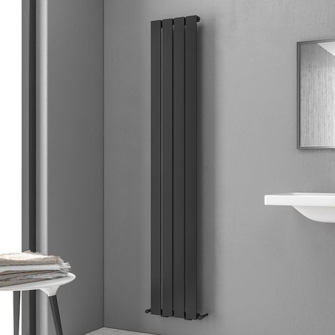 Termoarredo scadasalviete 1800x310cm nero opaco Kam-370N kamalu
