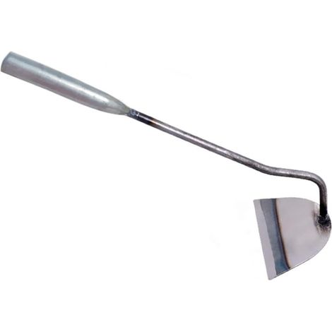 2 Pièces à Manche en Fer Artefact Équipement Usine Vertical Outils De Jardin Tondeuse Étrier Pelouse Cultivateur Râteau De Jardin Pousser Silver Acier Inoxydable (1/5)