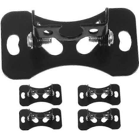 Lot de 5 supports universels pour caméra de recul, fixation sur plaque d'immatriculation, noir. (1/5)