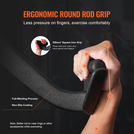 Barre de Tirage Musculation en Forme de V Accessoires pour (1/5)