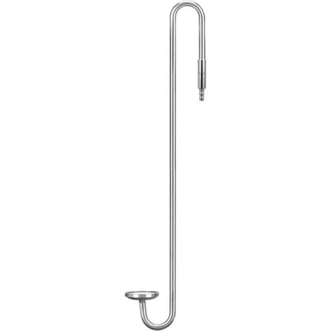 Diffusore di CO2 per acquario, gancio in acciaio inox 304 con valvola di non ritorno per piante d'acquario (30 cm) (1/5)