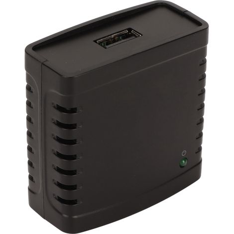 Serveur d'impression USB TCP/IP LPR 10 Mbps/100 Mbps, port LAN RJ45 standard, prolongateur/partenaire Wi-Fi USB, prise UE 100-240 V (1/5)