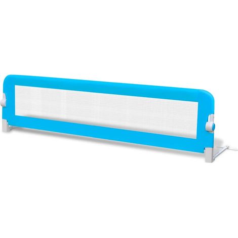 Maison Exclusive - Kleinkind Sicherheit Bettgitter 150x42 cm Blau (1/5)