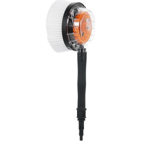 High-pressure washing machine brush, rotary brush, water brush, high-pressure cleaning machine accessories, 1 pack: round brush (1/5)