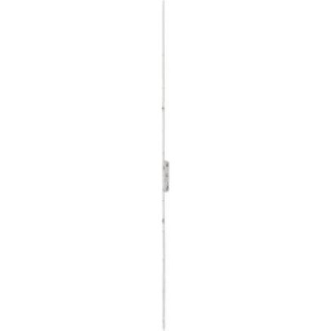 Crémone à barillet R2 avec 2 galets recoupable avec sortie de tringle axe 35 mm longueur 2100 mm - FERCO