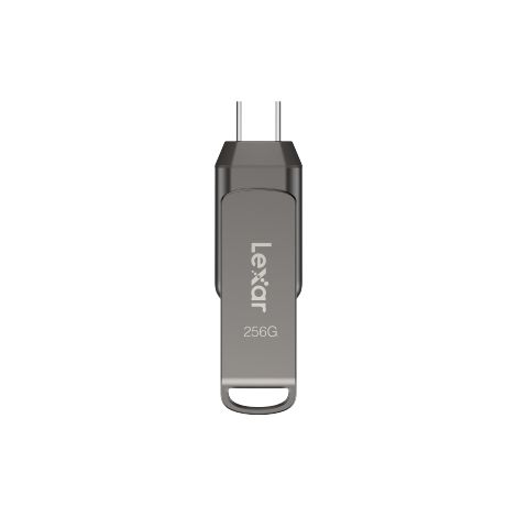 Lexar JumpDrive LJDD400256G-BNQNG unidad flash USB 256 GB USB Tipo C 3.2 Gen 1 (3.1 Gen 1) Gris